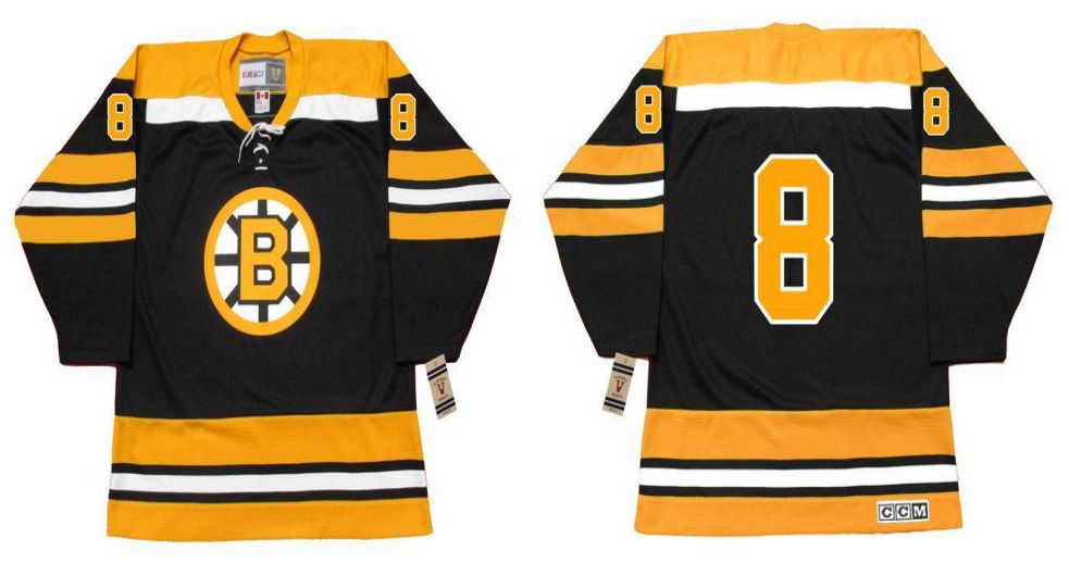 2019 Men Boston Bruins 8 Hodge Black CCM NHL jerseys1